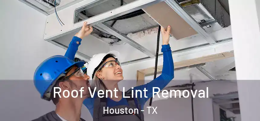 Roof Vent Lint Removal Houston - TX